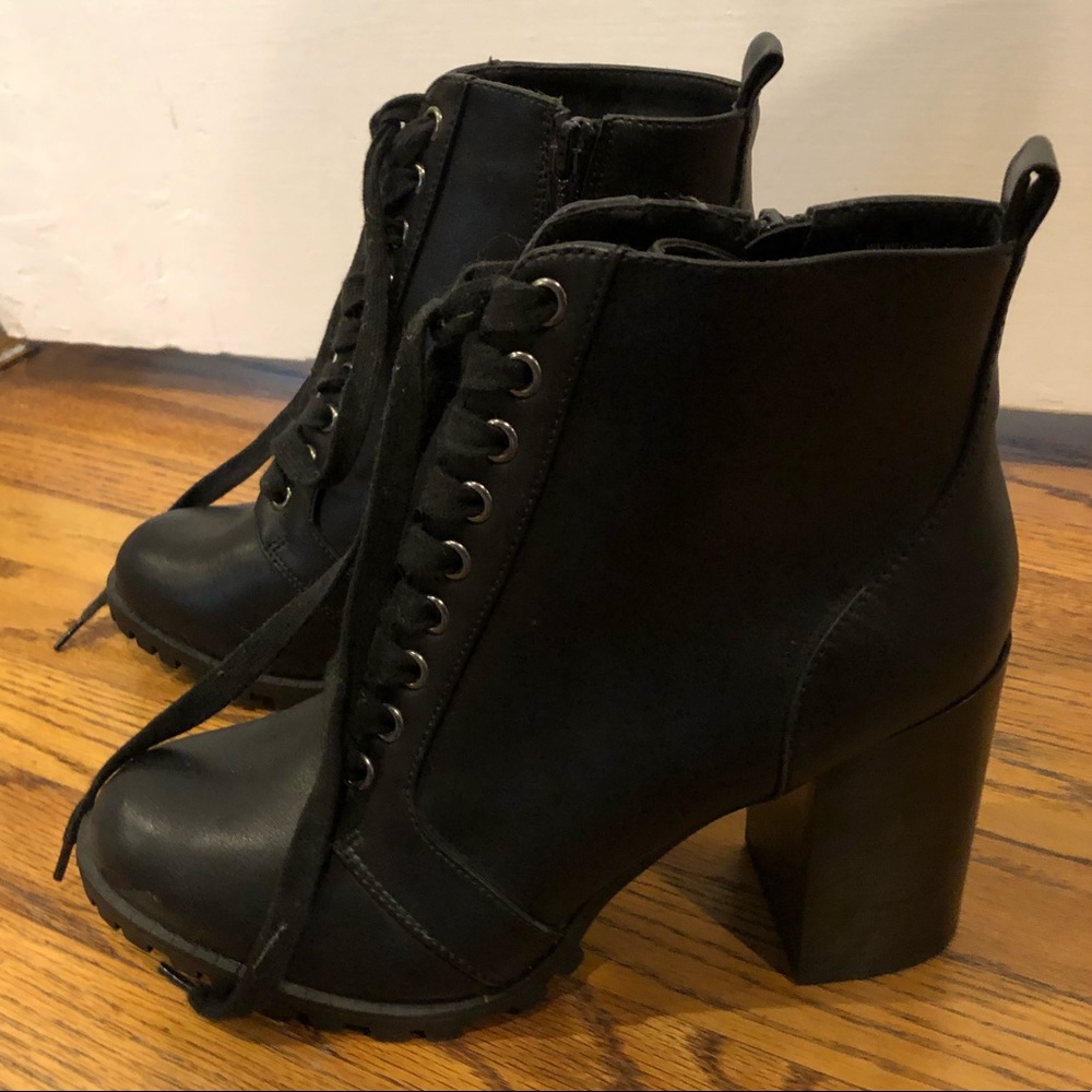 Mossimo Heeled Military Booties